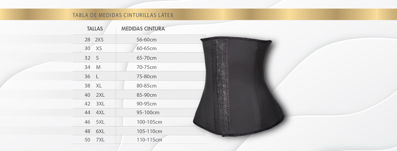 6023 Cinturilla Velcro Latex – Fajas Melibelt Colombia