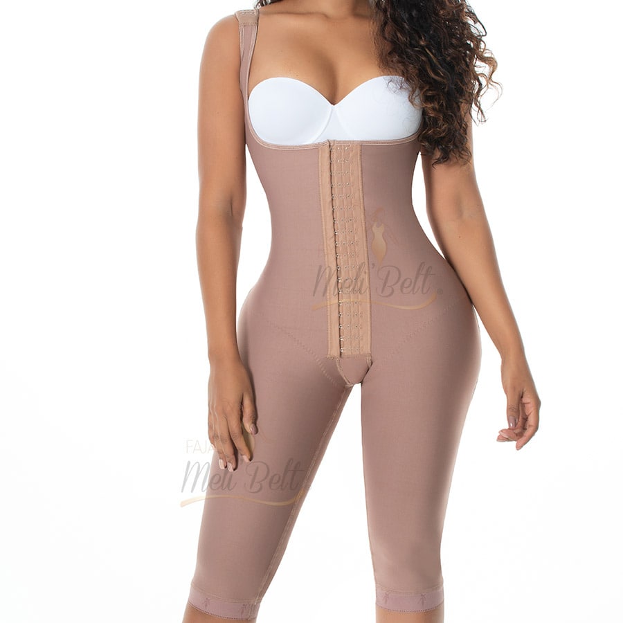 3019 FAJAS MELIBELT (Bust coverage, mid tigh, full back coverage, 3 rows of  hooks) (2XL, COCOA)