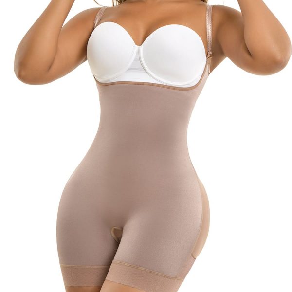 Melibelt 3014 Fajas Colombianas Reductoras Y Moldeadoras Shapewear For  Women with Sleeves and Bra at  Women's Clothing store